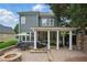 Covered patio with outdoor seating offers a comfortable space for entertaining and relaxation at 1456 Hedgewood Nw Ln, Kennesaw, GA 30152