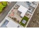 Aerial view of rooftop decks with seating areas, planters, and an artificial lawn at 230 Bradberry Sw St # 9, Atlanta, GA 30313
