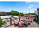 Expansive rooftop deck with outdoor seating, greenery, and city views at 230 Bradberry Sw St # 9, Atlanta, GA 30313