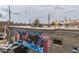 View showcases mural on the side of a commercial building with a parking lot in the front of the property at 230 Bradberry Sw St # 9, Atlanta, GA 30313
