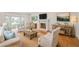 Cozy living room with hardwood floors, fireplace, and lots of natural light at 1135 Azalea Cir, Conyers, GA 30013