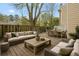 Relaxing outdoor patio featuring comfortable seating and dining area at 2005 Variations Ne Dr, Atlanta, GA 30329