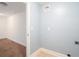 A utility room space with tile floors, an exposed opening, and base molding at 260 Sterling Dr, Powder Springs, GA 30127
