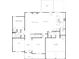 Layout of a home's first floor showing a kitchen, living spaces, and a two-car garage at 3265 Lions Ruby Ln, Atlanta, GA 30349