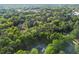 Expansive aerial view showing the property's secluded location nestled among lush, mature trees and landscaping at 3300 Old Mill Ct, Decatur, GA 30033