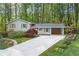 Well-maintained single-story home with charming curb appeal and long driveway at 3300 Old Mill Ct, Decatur, GA 30033