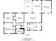 Second floor layout featuring bedrooms, bathrooms, balcony, dining, Gathering, and living rooms, and kitchen at 3300 Old Mill Ct, Decatur, GA 30033