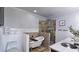 Elegant bathroom featuring a soaking tub, a separate glass shower, and modern fixtures at 2277 Peachtree Ne Rd # 507, Atlanta, GA 30309