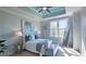 Tranquil bedroom with a ceiling fan, soothing color palette, and ample natural light at 2277 Peachtree Ne Rd # 507, Atlanta, GA 30309