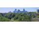 Stunning skyline view with trees and condos in the foreground and Atlanta's buildings in the background at 2277 Peachtree Ne Rd # 507, Atlanta, GA 30309