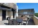 Outdoor patio with seating and grill at 2277 Peachtree Ne Rd # 507, Atlanta, GA 30309