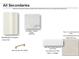 Selection of secondary home design elements, including cabinet style, countertop, wall tile, and flooring samples at 134 Wards Crossing Way # 17, Johns Creek, GA 30022