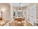 Bright breakfast nook featuring a window and a view of the backyard at 169 Twickenham Trce, Suwanee, GA 30024