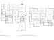 Combined first floor and basement floor plans showing layout and dimensions at 169 Twickenham Trce, Suwanee, GA 30024
