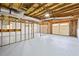 Spacious unfinished basement with exposed ceiling, bare studs, and framed walls ready for customization at 65 Indian Springs Ne Dr, Rydal, GA 30171