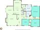 First Floorplan showing the layout and flow between the living room, dining area, and bedrooms at 3027 Clove Tree Ln, Woodstock, GA 30189