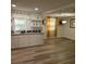 Charming kitchen area featuring custom cabinets, white finishes, and new floors at 3785 Somerset Sw Dr, Marietta, GA 30064