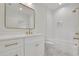 Bright bathroom with tub and shower combination at 4812 Moonview Ln # 4, Sugar Hill, GA 30518