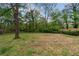 Sprawling backyard with mature trees creates a private outdoor oasis at 733 Pegg Sw Rd, Atlanta, GA 30315