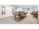 Recreational room showcasing a billiard table, carpeted floors, and ample space for leisure at 8885 N Mount Dr, Johns Creek, GA 30022