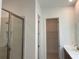 Bathroom featuring shower, vanity and walk-in closet at 250 Mooney Rd, Woodstock, GA 30188