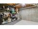 Unfinished basement storage area with shelving and plenty of room for organization at 104 Kremer Falls Trce, Canton, GA 30114