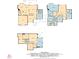 Detailed floor plan showcasing the layout of this multi-level home with spacious rooms and outdoor areas at 104 Kremer Falls Trce, Canton, GA 30114