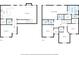 Detailed floor plan showcasing the layout of the home's two floors at 1302 Gardenia Ct, Villa Rica, GA 30180