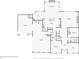First floor plan showing the kitchen, living room, dining room, and garage at 1401 Kings Park Nw Dr, Kennesaw, GA 30152