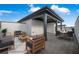 Relaxing rooftop deck with comfortable seating and stylish outdoor furniture at 1048 Claudette Colvin Ct, Atlanta, GA 30318