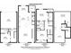 Detailed floor plan showcasing the layout of the building with dimensions and room names at 1199 Huff Nw Rd # 127, Atlanta, GA 30318