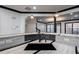 Kitchen with white marble countertops, black cabinets and undermount sink at 2767 Durham Ne Dr, Atlanta, GA 30319