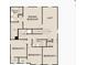 Upstairs floor plan featuring the primary bedroom with ensuite bath, loft space and three additional bedrooms with walk-in closets at 7744 Sudbury Cir, Covington, GA 30014