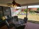 Welcoming back patio with stylish outdoor seating and landscaped backyard view at 1042 Pecan Grove Pl, Lawrenceville, GA 30046