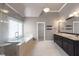 Bathroom featuring a glass shower, soaking tub, and granite-topped vanity at 2788 Bridle Ridge Way, Buford, GA 30519