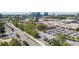 Aerial shot of the surrounding shopping, interstate access, and buildings around the community at 11 Perimeter E Ctr # 1404, Atlanta, GA 30346