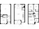 Floorplan featuring a garage, a kitchen, and bedrooms at 2620 Mackintosh Ct # 19, Brookhaven, GA 30319