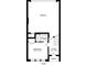 Floorplan featuring a bedroom, a utility room and a garage at 2620 Mackintosh Ct # 19, Brookhaven, GA 30319