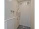 Modern tiled shower with dual fixtures and a sleek design, providing a spa-like experience at 3658 Brock Rd, Duluth, GA 30096