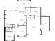 Main level floor plan featuring a living room, dining room, kitchen, Gathering room, garage and more at 1395 Crestwind Nw Rd, Kennesaw, GA 30152
