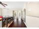 Open living space offers hardwood floors and easy access to kitchen and bedroom at 287 14Th Nw St # 8, Atlanta, GA 30318
