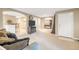 Finished basement includes a pool table, bar and lounge area, perfect for entertaining guests at 1455 Oglethorpe Run Ln, Suwanee, GA 30024
