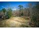 Large backyard bordered by lush trees and landscaping, offering a peaceful retreat at 1280 Tynecastle Way, Sandy Springs, GA 30350