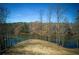 Expansive lakefront backyard offering privacy and serene water views on a sunny day at 1280 Tynecastle Way, Sandy Springs, GA 30350