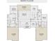 Detailed main floor plan with primary suite, garage, foyer, office, and living spaces at 1280 Tynecastle Way, Sandy Springs, GA 30350