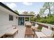 Enjoy outdoor living on this spacious patio with ample seating and access to the yard at 2376 Academy Ne Ct, Atlanta, GA 30345