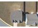 Aerial view of home showcasing roof, large backyard, and neighborhood streets at 5372 Fountain Head Ln, Auburn, GA 30011