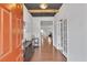 Welcoming foyer featuring hardwood floors and stylish decor at 5372 Fountain Head Ln, Auburn, GA 30011
