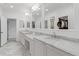 Bathroom featuring double vanity, marble countertops, and abundant cabinet space at 3101 Howell Mill Nw Rd # 301, Atlanta, GA 30327