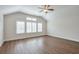 Large bedroom with vaulted ceiling and plenty of natural light at 807 Bridget Sw Walk, Powder Springs, GA 30127